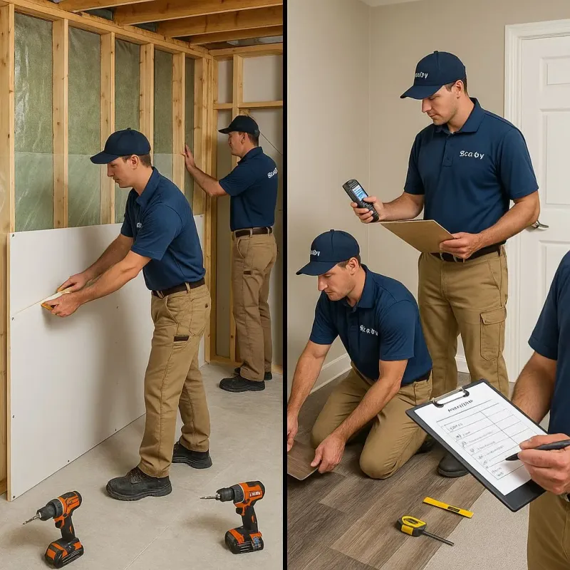 Repairs and Reconstruction process in Fern Acres, HI